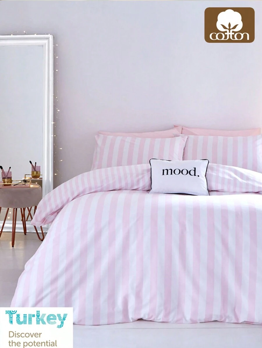 Juego de funda nórdica de 2/3 piezas de algodón turco tejido | Funda nórdica y funda de almohada, ropa de cama moderna para dormitorio, 150*200 cm, 200*200 cm, 200*220 cm, 220*240 cm