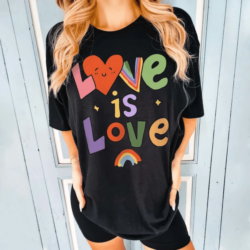 Love Is Love Pride T-Shirt Womens Love Is Love Shirt Pride Shirt Mens Pride 2024 Shirt Kindness Shir