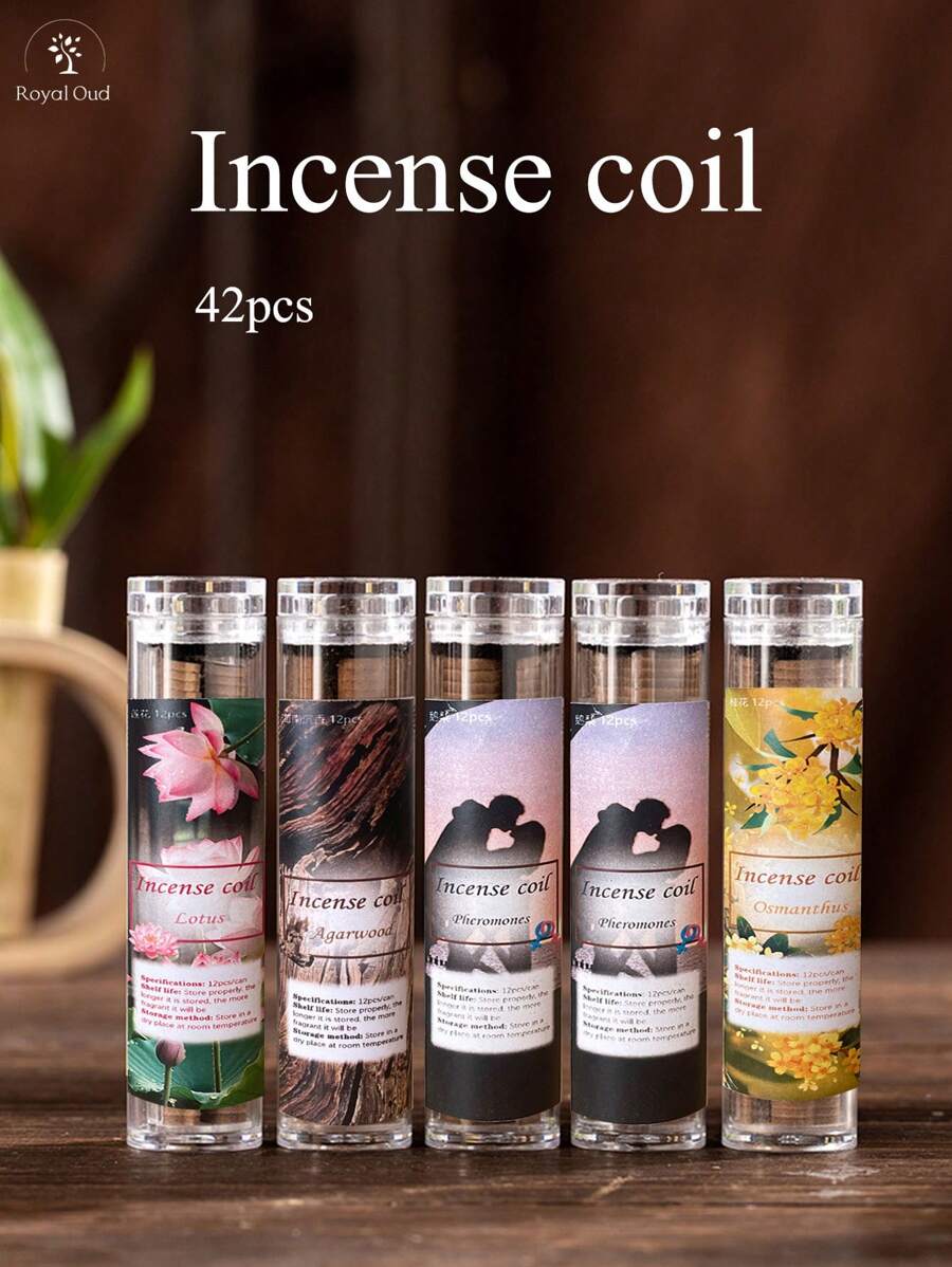 42 stuks Agarwood antiaanbakpoeder wierooklade Mini wierooklade Draagbaar Langdurige geur Geen chemische toevoegingen Nul toegevoegde grondstoffen Geperst Langdurige geur Met brandwerende binnenlucht Verwijder geur Zuiver de lucht Meditatie en slaaphulp