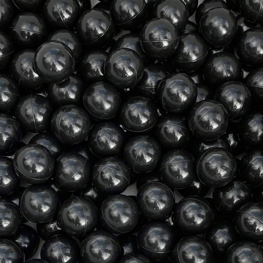 100 Ball Pit Balls For Toddlers, Phthalate Free Plastic Balls, Crush Proof 2.16" Colorful Balls For Ball Pit Play Toys For Kids With Storage Bag