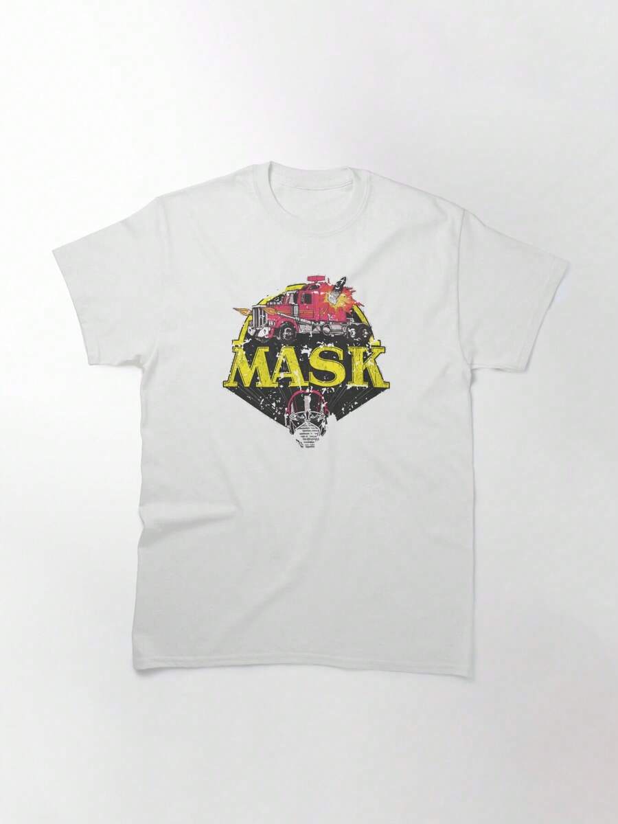 M.A.S.K. Essential T-Shirt, Women's T-Shirt, 220g Pure Cotton, Casual Crew Neck, Perfect For Day Trips, Comfort, And Relaxation.