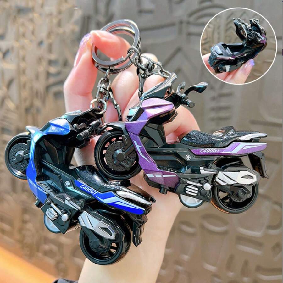 1 pieza Llavero de locomotora simulada - Llavero de piezas de automóvil, regalo para hombres, regalo para mujeres, regalo del Día de San Valentín para hombres