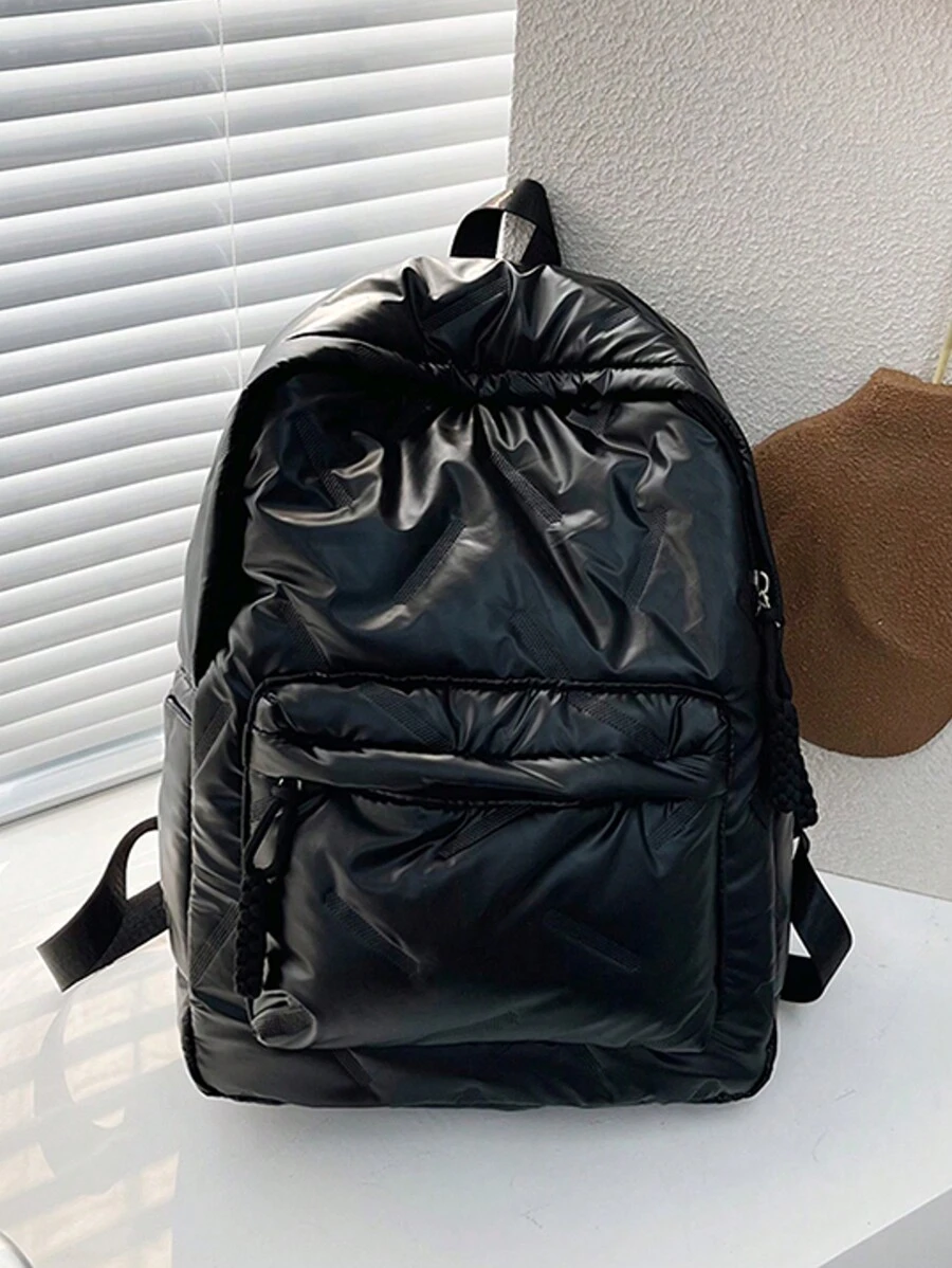 En 2024, el nuevo y clásico estilo universitario de moda es versátil, de unicolor y con diseño de patrón romboidal, y la mochila de gran capacidad y múltiples bolsillos es adecuada para usar en el campus durante el período escolar. Bolsa escolar literaria para adolescentes, útiles escolares, mochila escolar, bolsa escolar, vuelta al cole, gran capacidad, impermeable, compartimento para portátil, ligero, portátil, casual de negocios, para niños y hombres, perfecto para el regreso al colegio, primer día de escuela