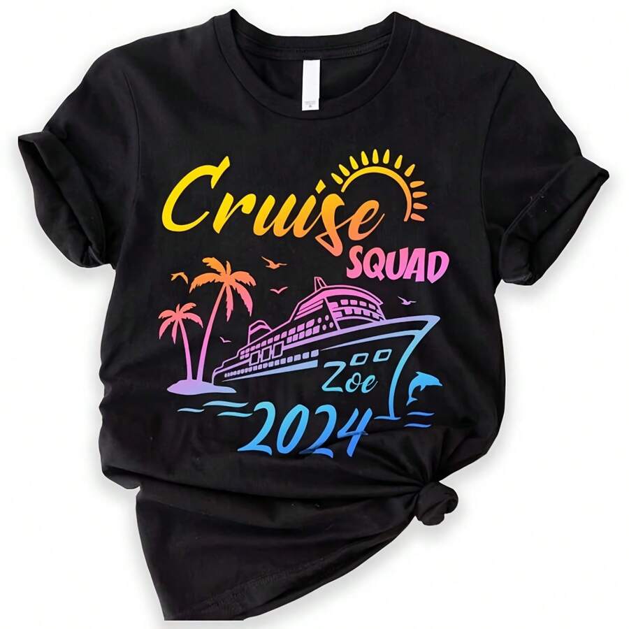 Family Cruise Shirts 2024 Cruise , Cruise 2024 Shirts, Custom Family Cruise Vacation 2024 Tee Shirts,Family Matching Tee, Cruise