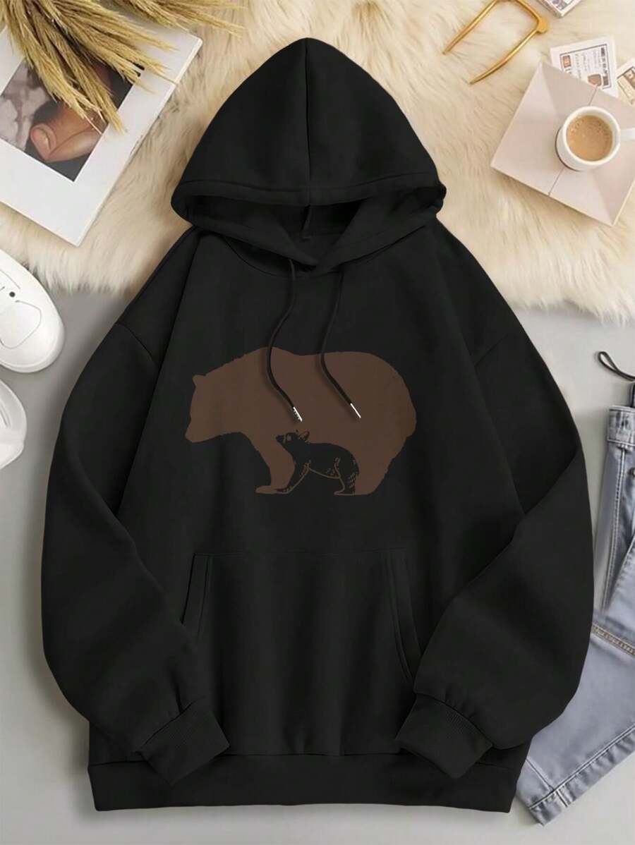 Big Little Bear Women's Hoodies For Style And Comfort