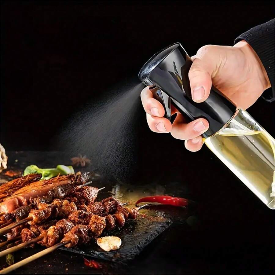 1 Oil Spray Bottle, Plastic Spray, Spray, Leak-Proof Olive Oil Storage Bottle, Catering Service Baking Tools