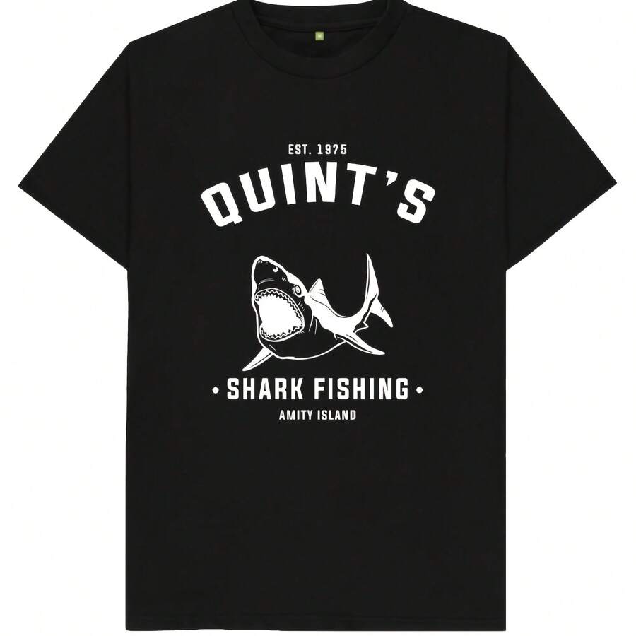 Quint's Shark Fishing Amity Island Est. 1975 Mens Womens Kids T Shirt