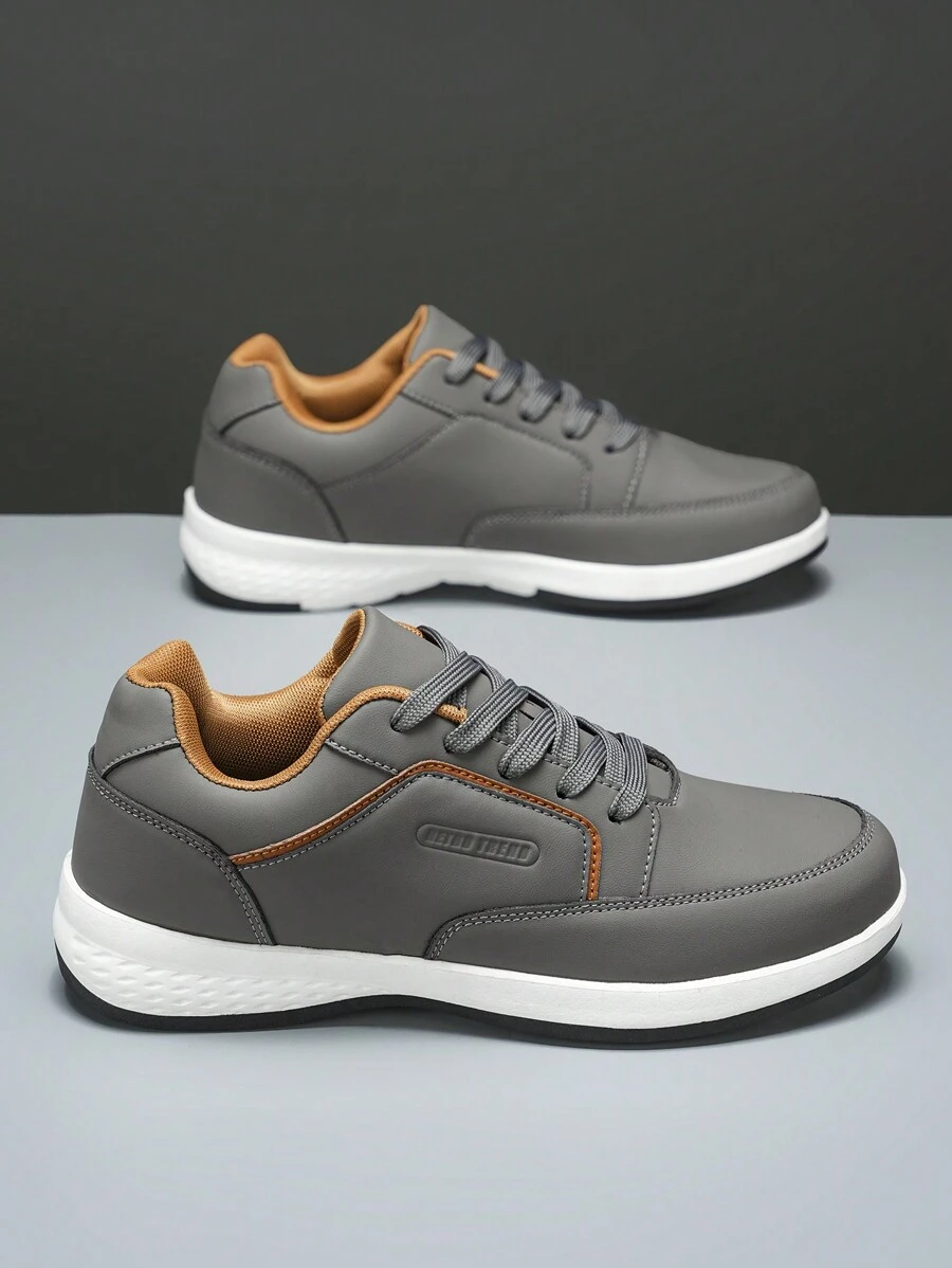 Men's Low Top Casual Sneakers, Versatile For Outdoor & Daily Wear