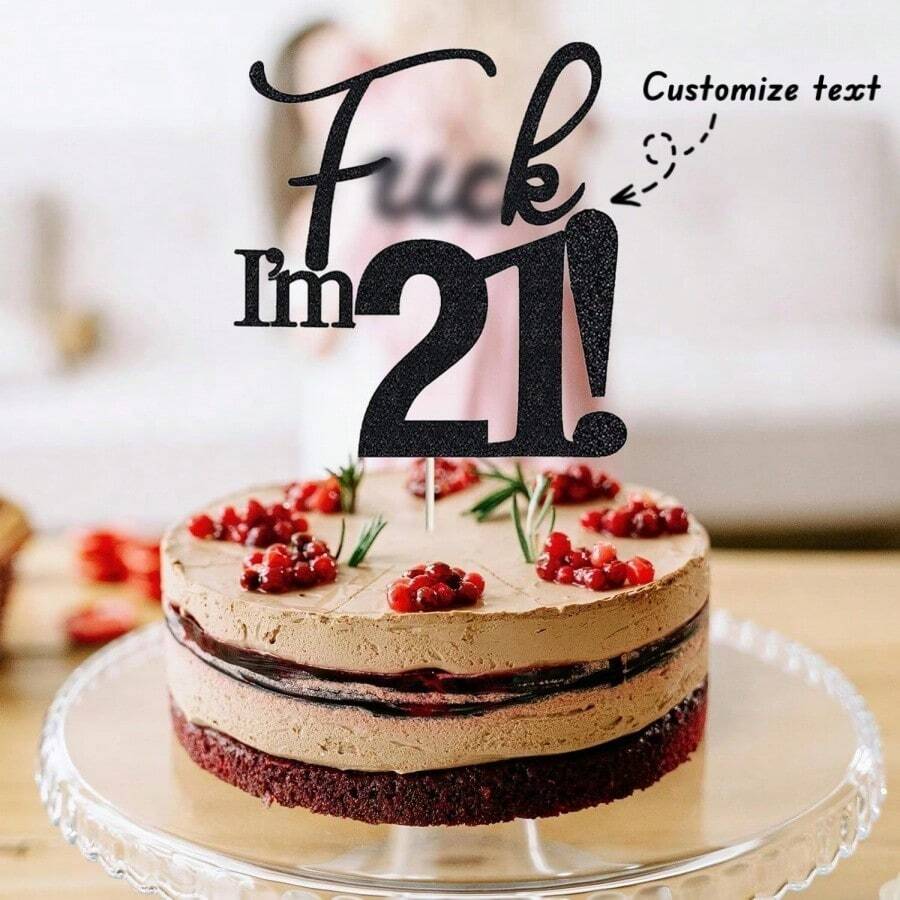 1Pc Personalized Text Cake Topper For Wedding, Mr & Mrs Cake Topper For Wedding, Custom Acrylic Cake Topper With Name And Date, Couple Name Cake Topper, Party Supply, Unique Baking Accessories For Anniversary And Valentine's Day