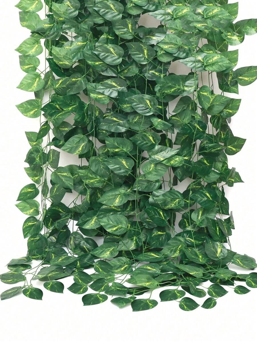 1/6/12/24PCS 6.9ft Fake Vines With Leaves For Bedroom Artificial Ivy Garland Fake Ivy Leaves Artificial Greenery Plant Garlands Hanging Vines For Room Decor Wedding Wall Indoor Outdoor Decoration