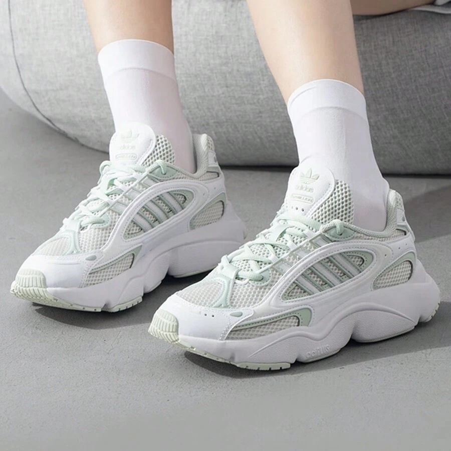 Adidas Originals Adidas Adidas Clover Women's Shoes OZMILLEN Sports Casual Shoes Low-Top Thick-Soled Chunky Sneakers IG2087