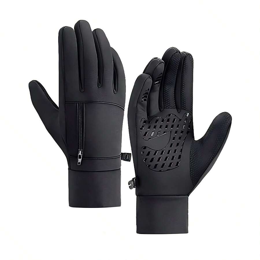 Winter Thermal Gloves For Men And Women, Windproof And Non-Slip Gloves, Warm Touch Screen Gloves For Outdoor Running, Cycling, Driving