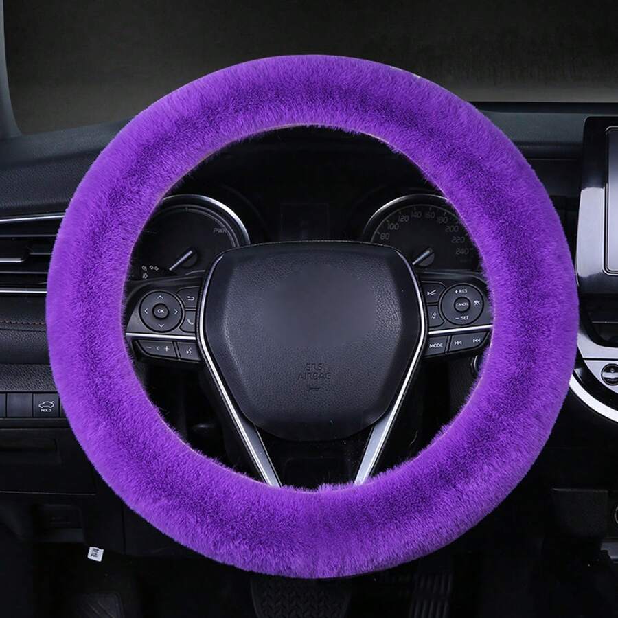 Car Steering Wheel Cover Winter Style Steering Wheel Cover Warm Anti-Skid Car Steering Wheel Cover