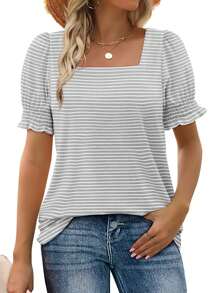 striped gray