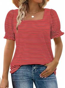 striped red