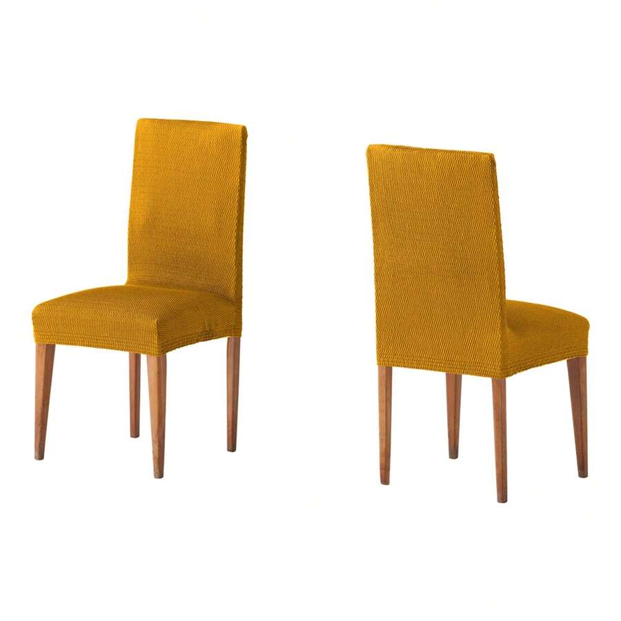 Ecommerc3 Antislip en extra zachte stoelhoes met rugleuning - Volledige bescherming en gemakkelijk aan te brengen stoelhoes - Elastische en verstelbare stoelhoes 100% gemaakt in Spanje⚫ GRATIS verzending ✅ 24/48 uur levering naar Spanje (schiereiland)