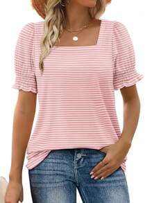 striped pink