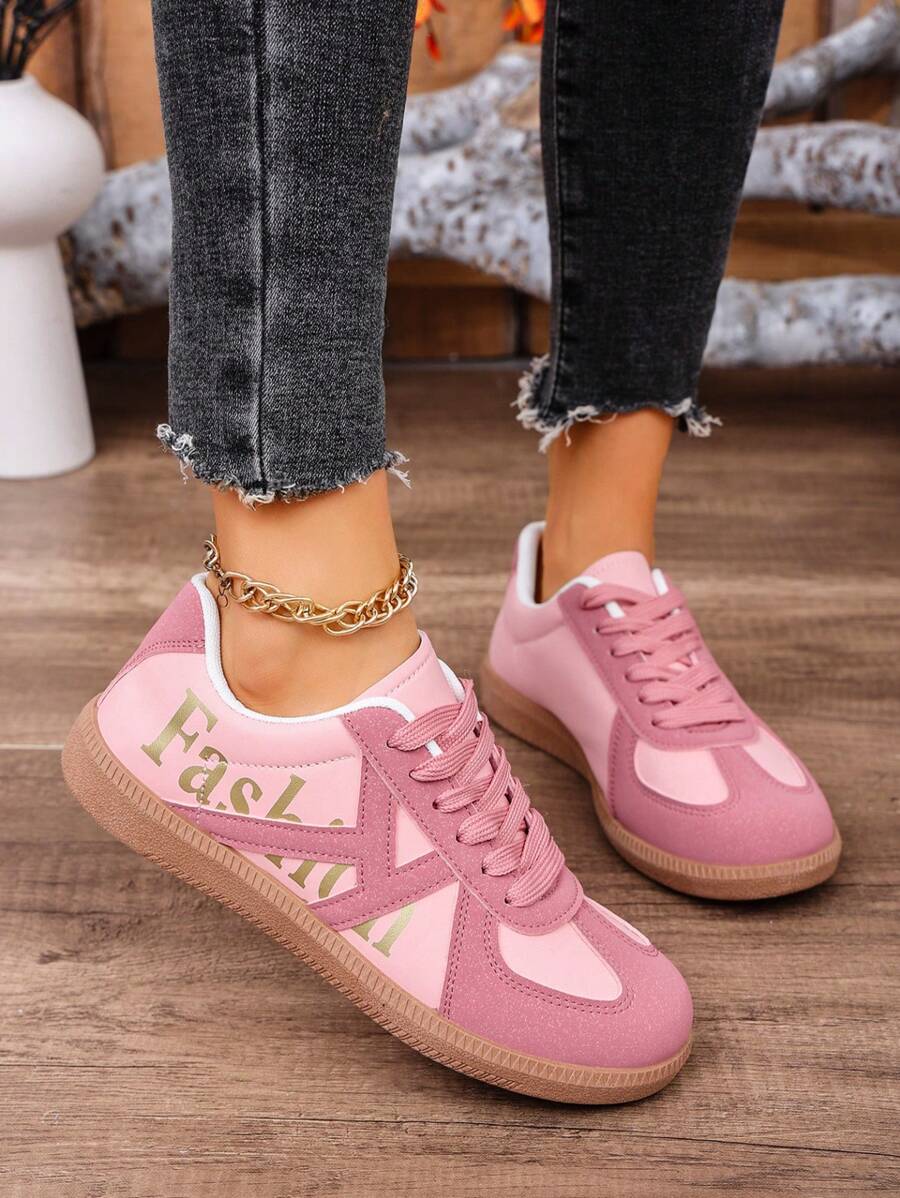 Scarpe sportive da donna, primavera e autunno 2025, sneaker casual con lacci, leggere e traspiranti