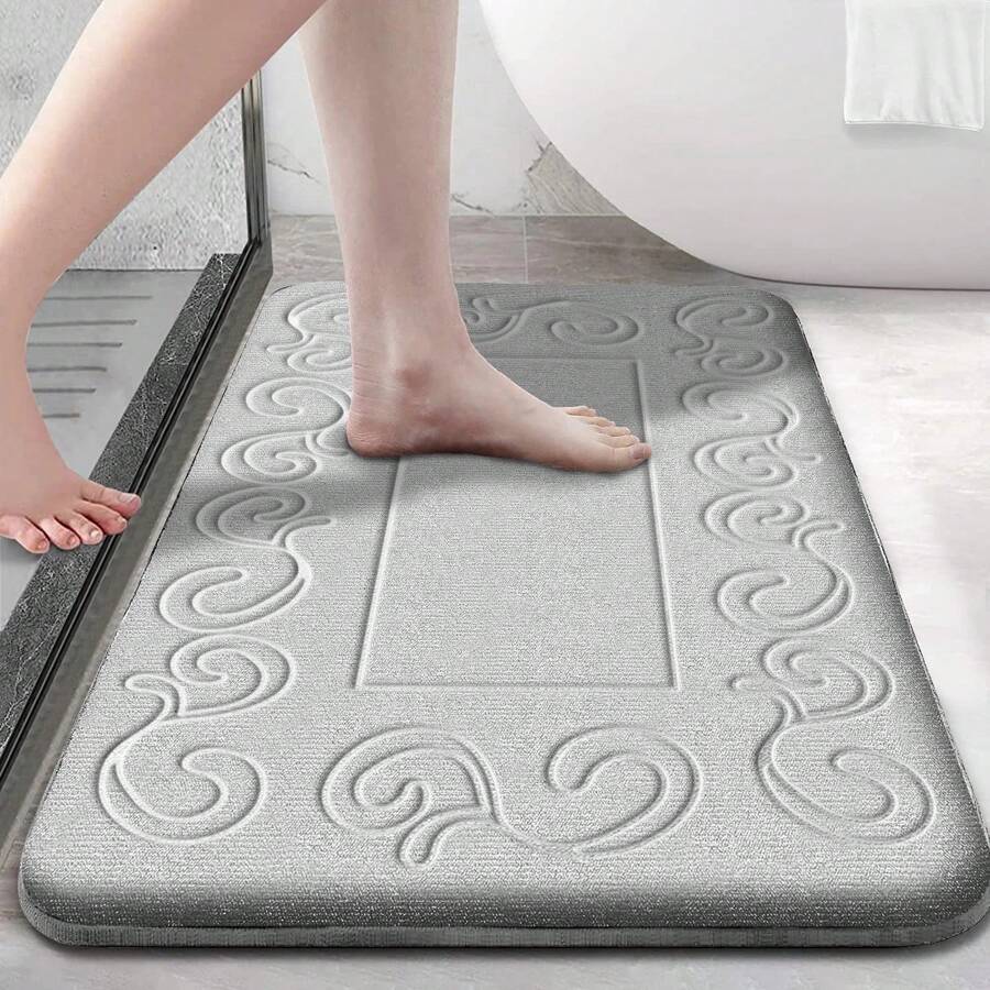 Antislipabsorbentbathroommatbathmatultrasoftbathroomcarpetmachinewashablebathrughomedecoration