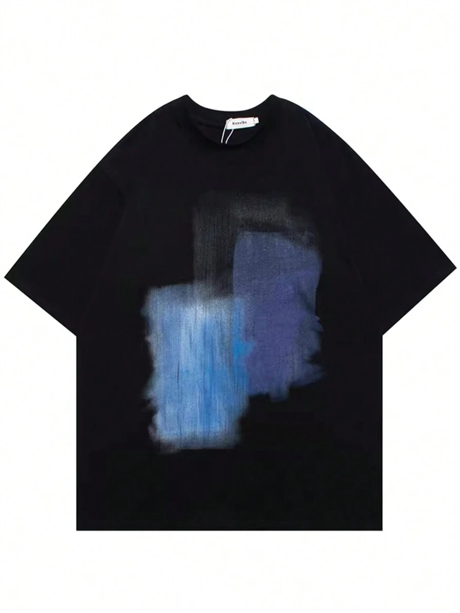 Classic Wassup Brand Heavyweight Cotton Short Sleeve T-Shirts For Men And Women - Street American High Street Loose Half Sleeve