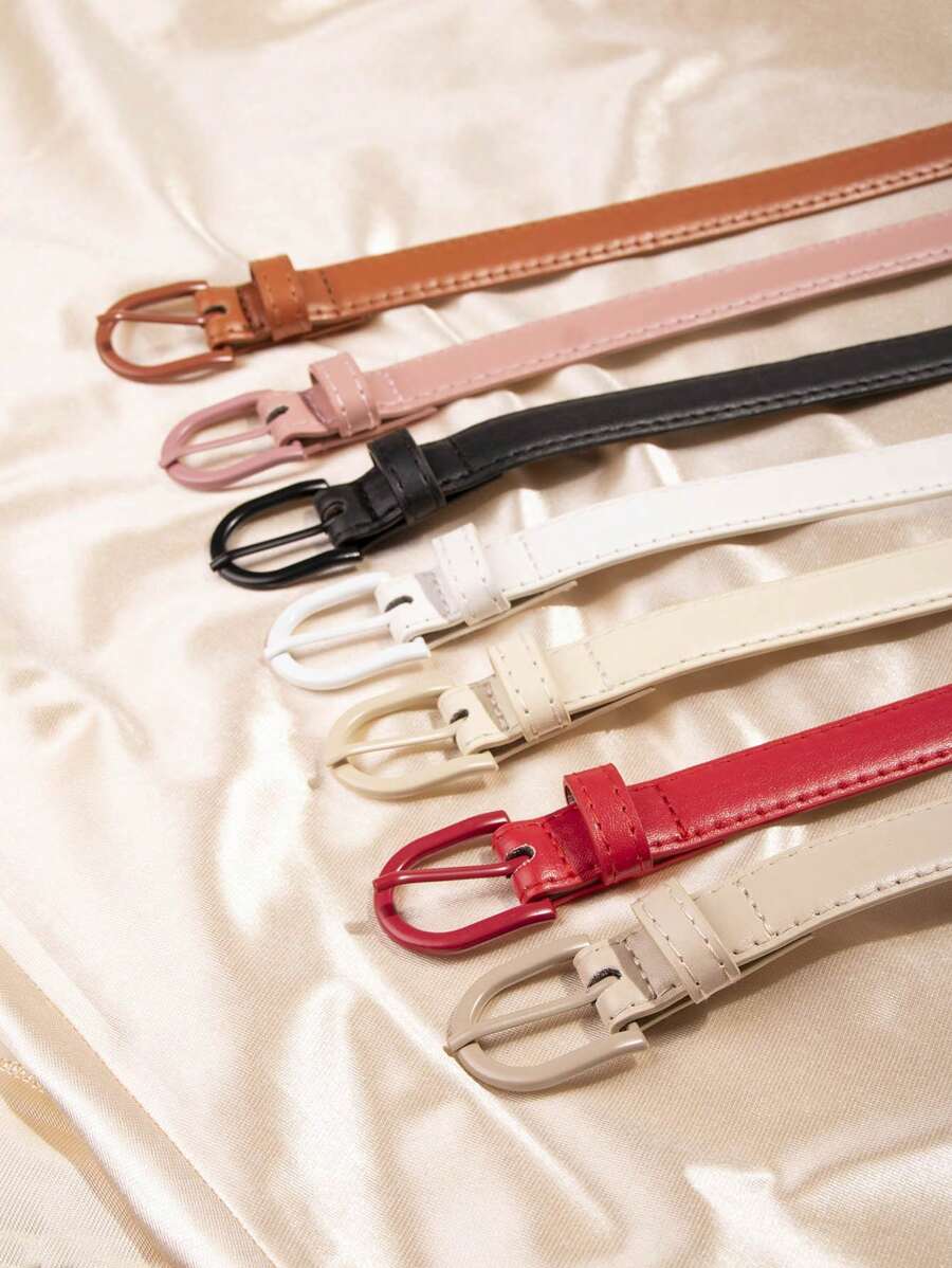 1pc Women's Fashion Versatile Belt, New Korean Elegant Style Decor For Jeans, Pants, Small Waist Belts
