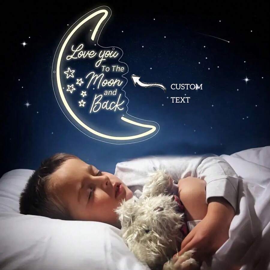 Señal de neón personalizada, un regalo de Ramadán, luz decorativa para la habitación del bebé - Luz de neón USB con nombre personalizado -, decoración del hogar, decoración de la fiesta, regalo del Día de San Valentín, regalos de Año Nuevo, regalo del Día de San Valentín, decoración de la boda, señal de neón con nombre, luz LED de neón, regalos personalizados, decoración de la habitación, decoración del hogar Luz LED USB, Día de la Madre.