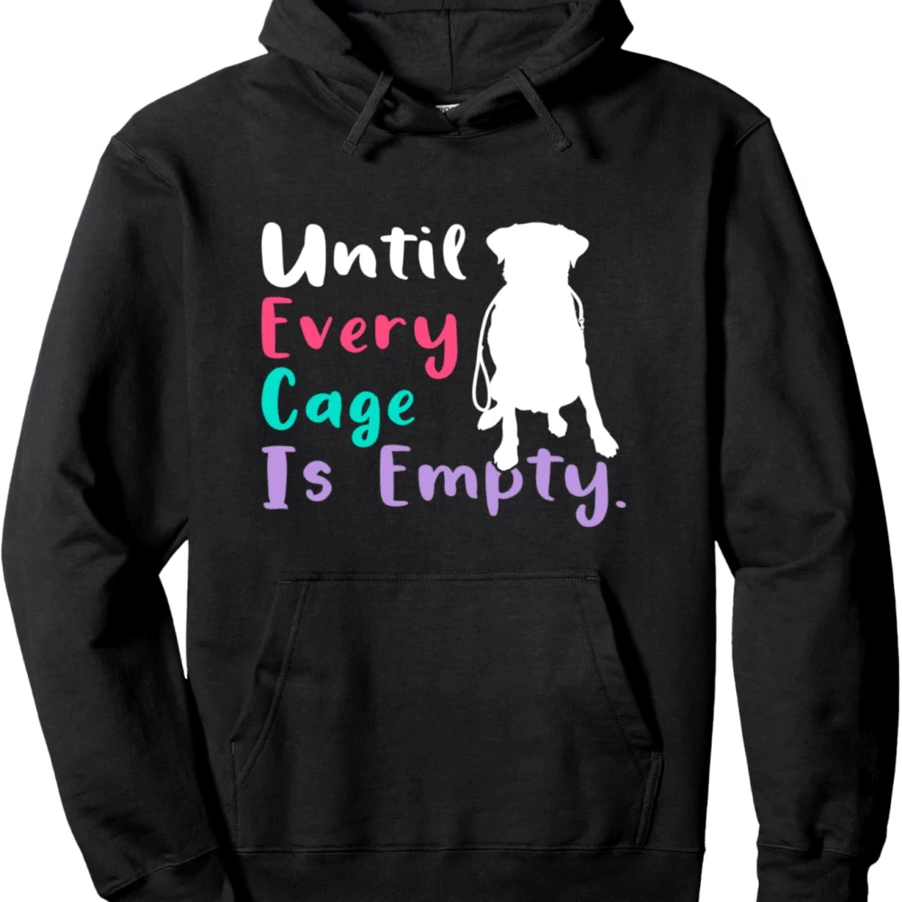Cute Dog Rescue Or Dog Adoption Awareness For Women Or S Pullover Hoodie