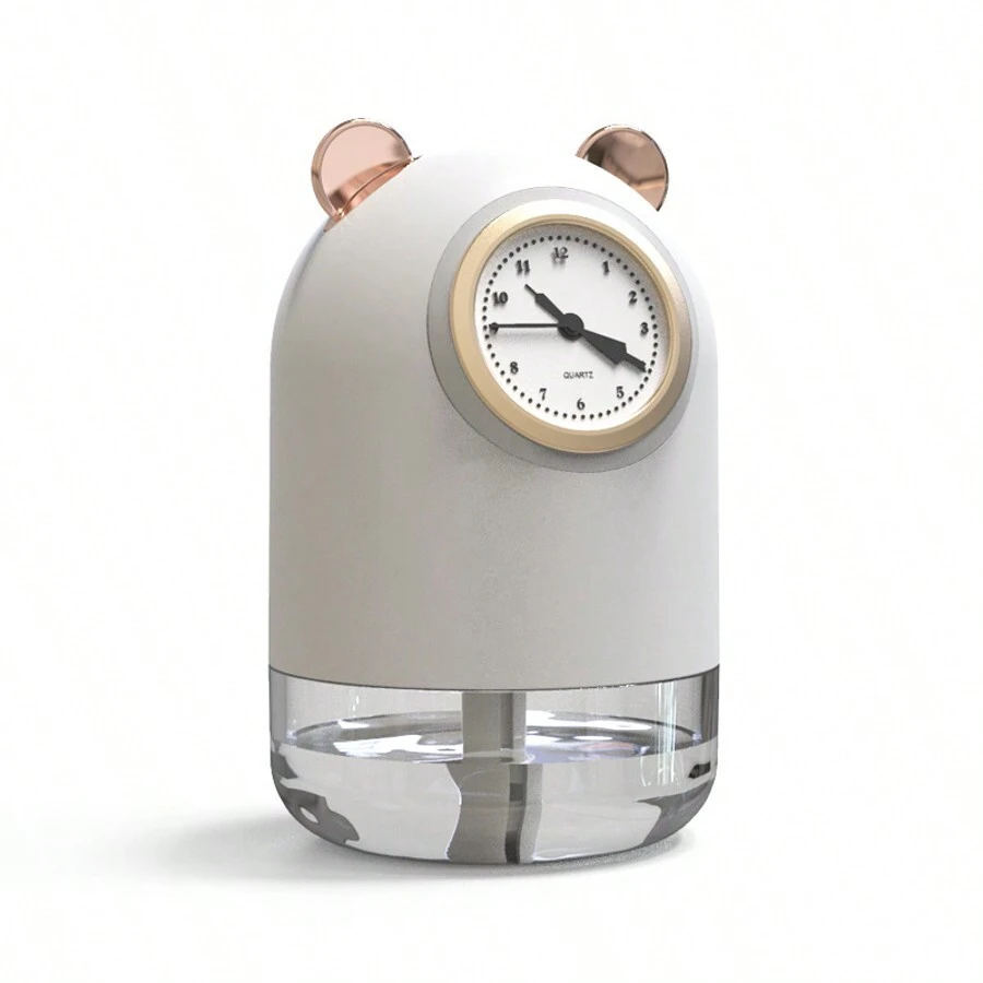 Portable Mini Cartoon Bear Night Light 300ML Purified Air Mute Spray Humidifier Bedroom Anti Drying Moisture Replenisher