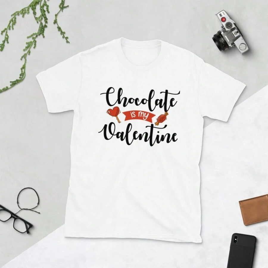Chocolate Is My Valentine Nurse Tee Best Gift Valentines Day Love T-Shirt