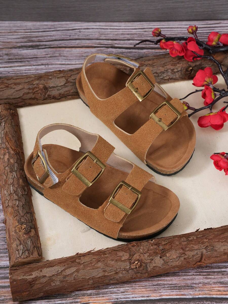 1 Pair Boys' Casual Fashionable Retro Summer Sandals