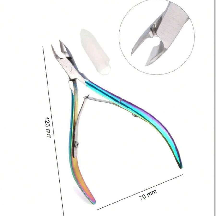 3 Tipi Di Tronchese Per Unghie In Acciaio Inossidabile, Tronchesino Per Unghie Con Coprilama Per Rimuovere Unghie Incarnite E Cuticole