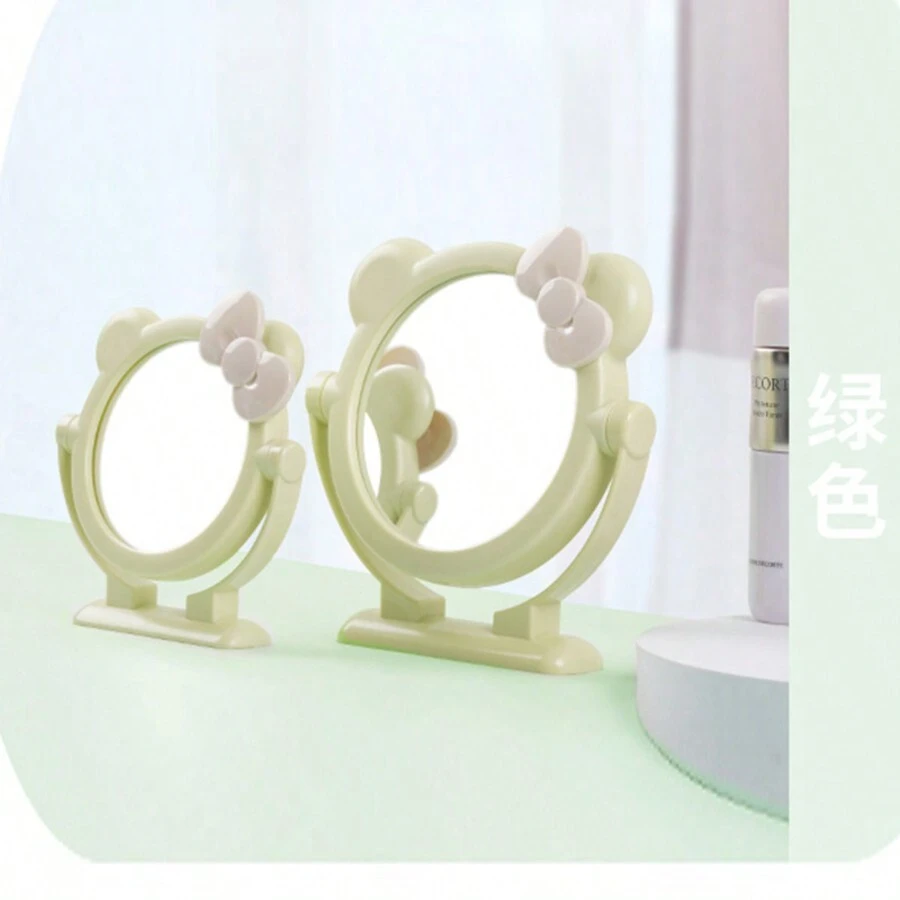 Miroir double face Miroir double face de dessin animé Miroir double face de bureau Miroir cosmétique Miroir cosmétique de comptoir