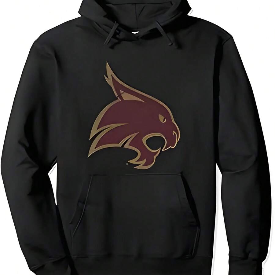 Texas State Primary Pullover Hoodie Texas State Football Ball Pullover Hoodie