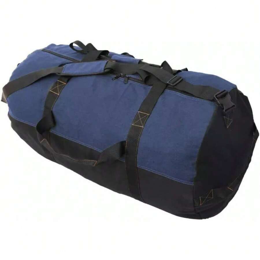Cotton Canvas Travel Duffle Shoulder Bag For Flights - Available In All Sizes