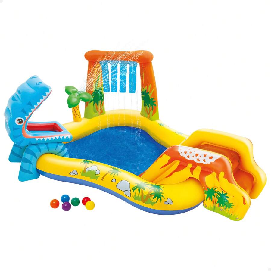 Intex Centro juegos hinchable dinosaurio 249x191x109 cm 272l ✅ Entrega 24/48h a España (península)