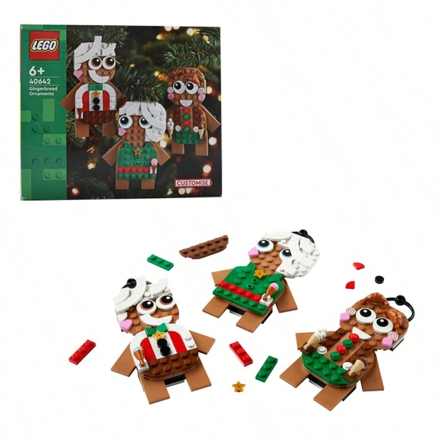LEGO 40642 Lindo Hombre de Jengibre Niños Y Niñas Rompecabezas Bloques de Construcción Juguete para Niños Regalo