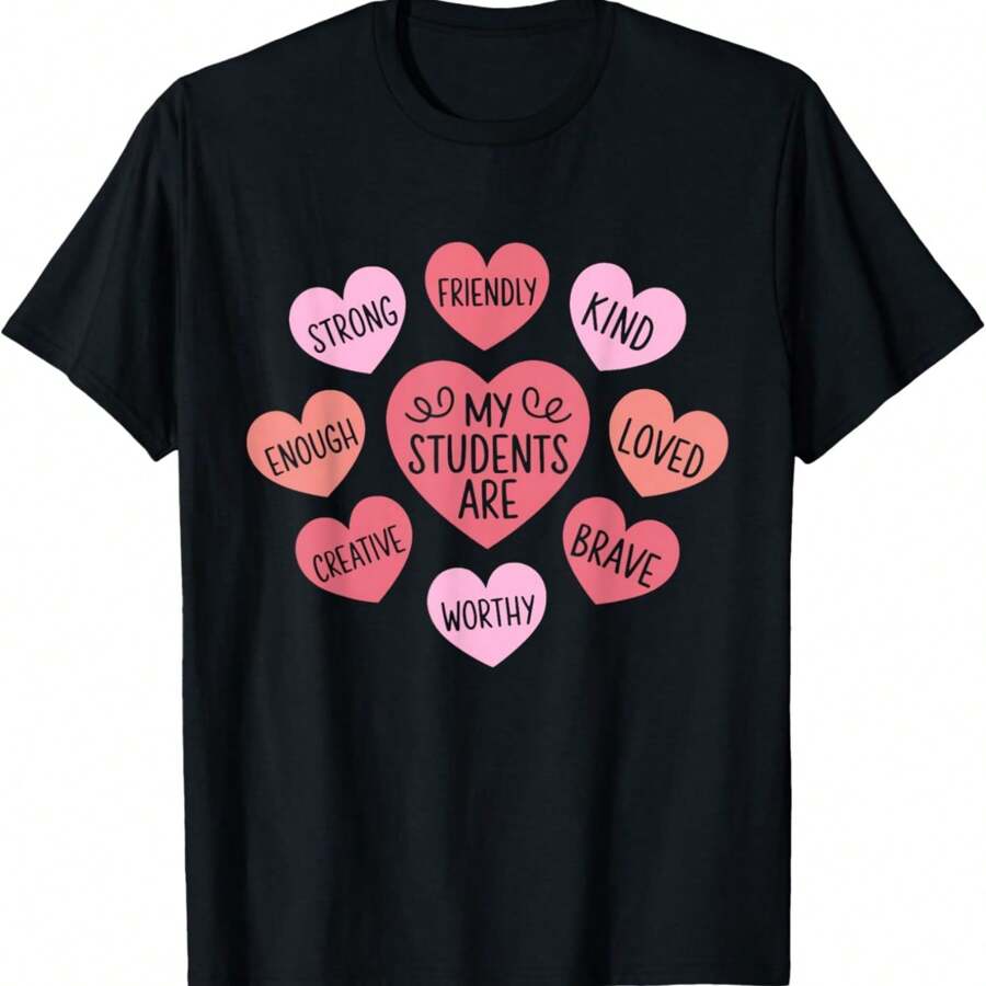 My Students Are Enough Friendly Valentines Day Teacher Women T-Shirt