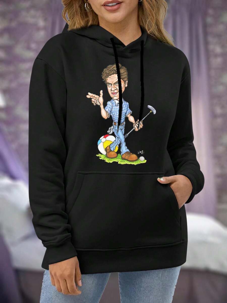 Shooter McGavin Golf Big Size Women Hoodie Sweatwomen Hoodies For Ladies Just Tap It In!