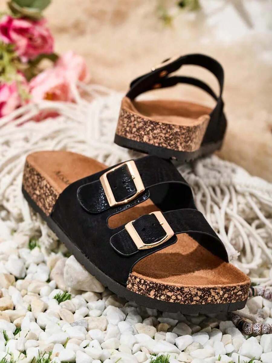 Infradito con suola piatta Rolotta per donna di Royalfashion