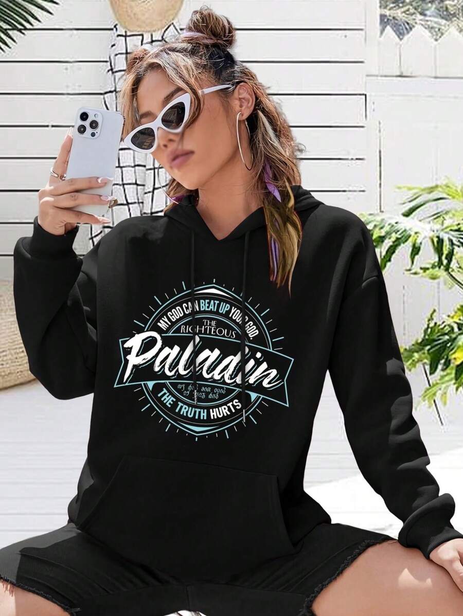 PALADIN Fantasy RPG GM Dungeon Master DM Board Game Big Size Women Hoodie For Women - D D Roleplay RPG Brown