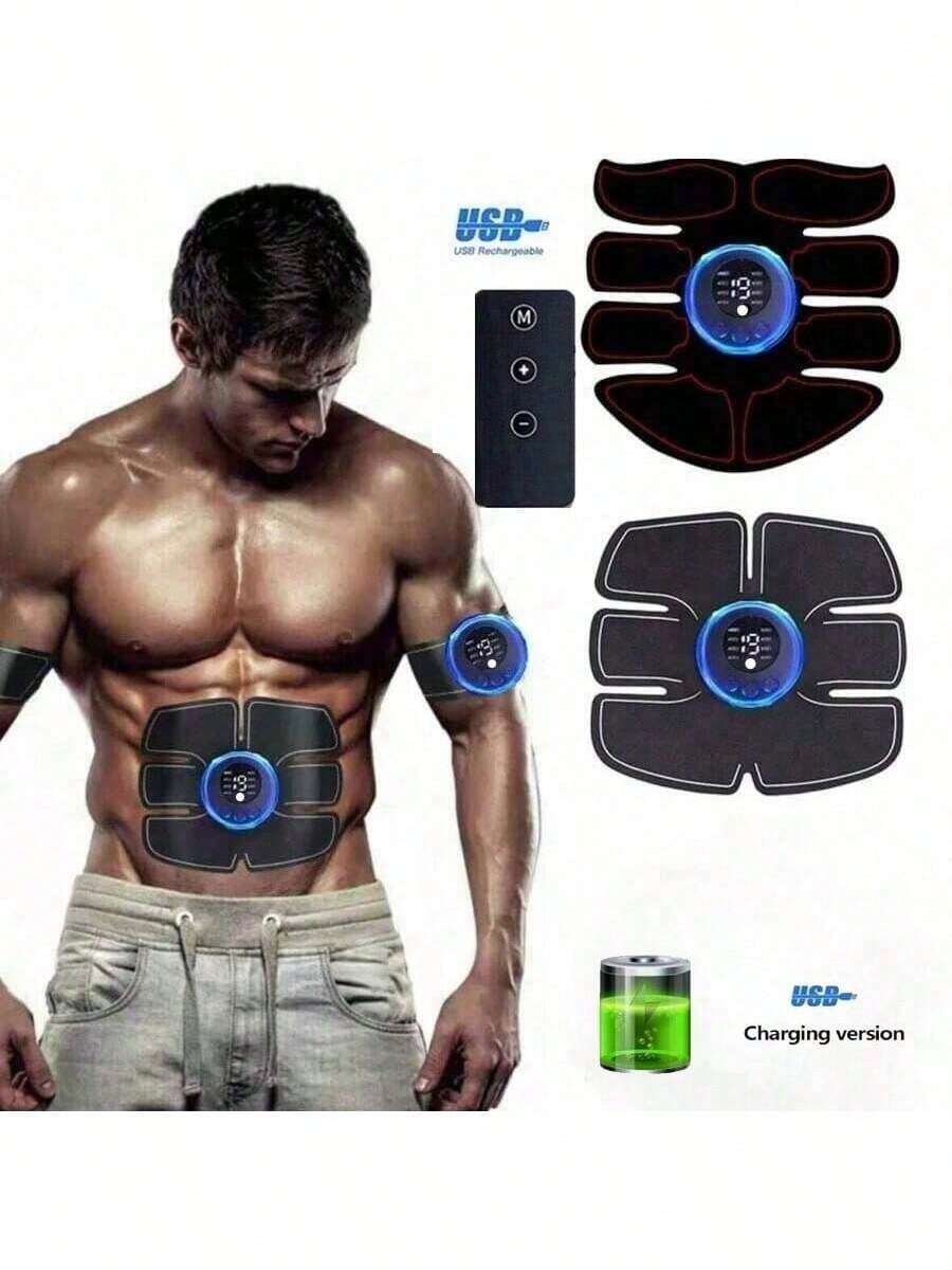 Abdominal Muscle Trainer EMS Muscle Stimulator Buttock Hip Trainer Fitness BodyMassager USB Recharge Drophipping 
