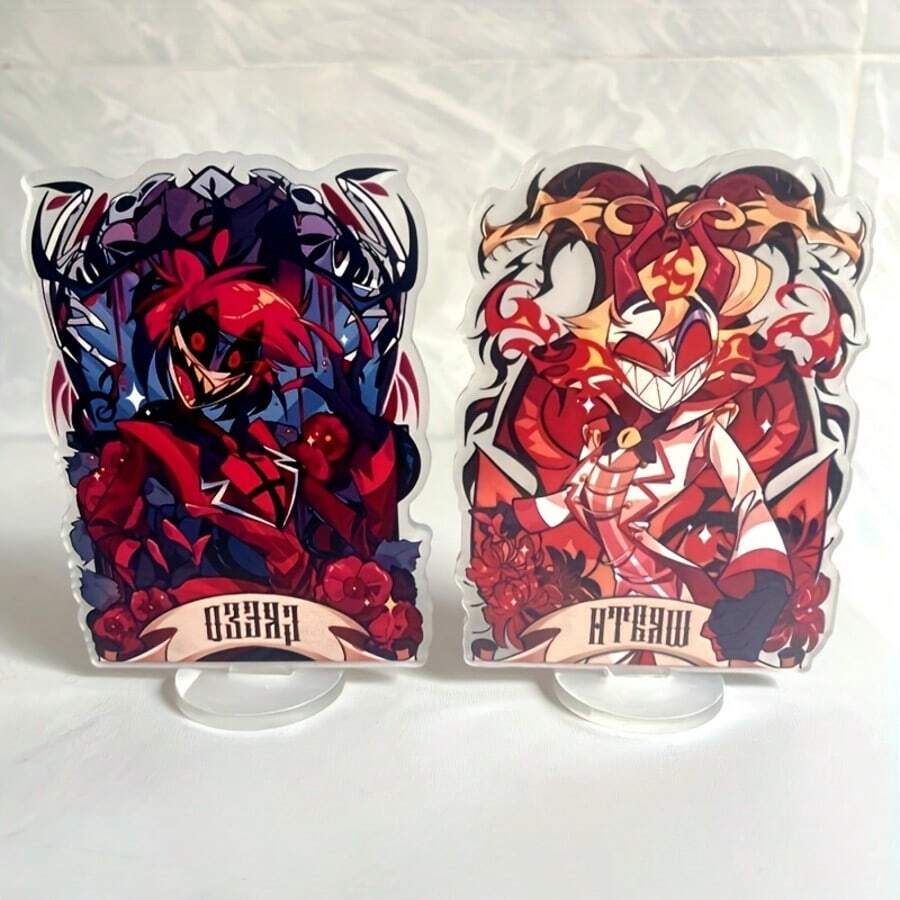 Figurine acrylique debout Anime, support de bureau, convient comme cadeau pour les amis et les camarades de classe, base de support solide, design artistique exquis