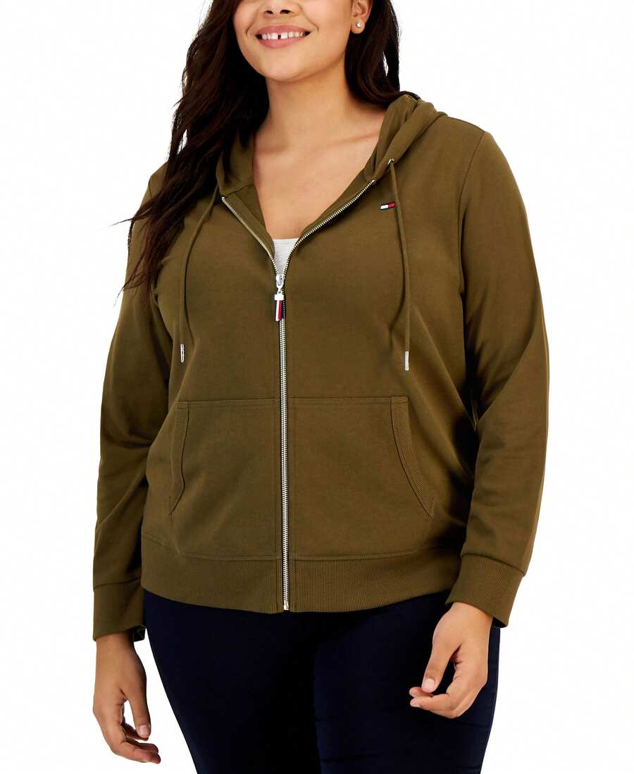 Camiseta de mujer con logo de bandera grande