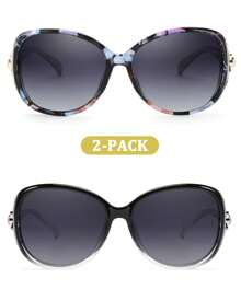 Gradual Black*double Gray+Colorful Floral*double Gray