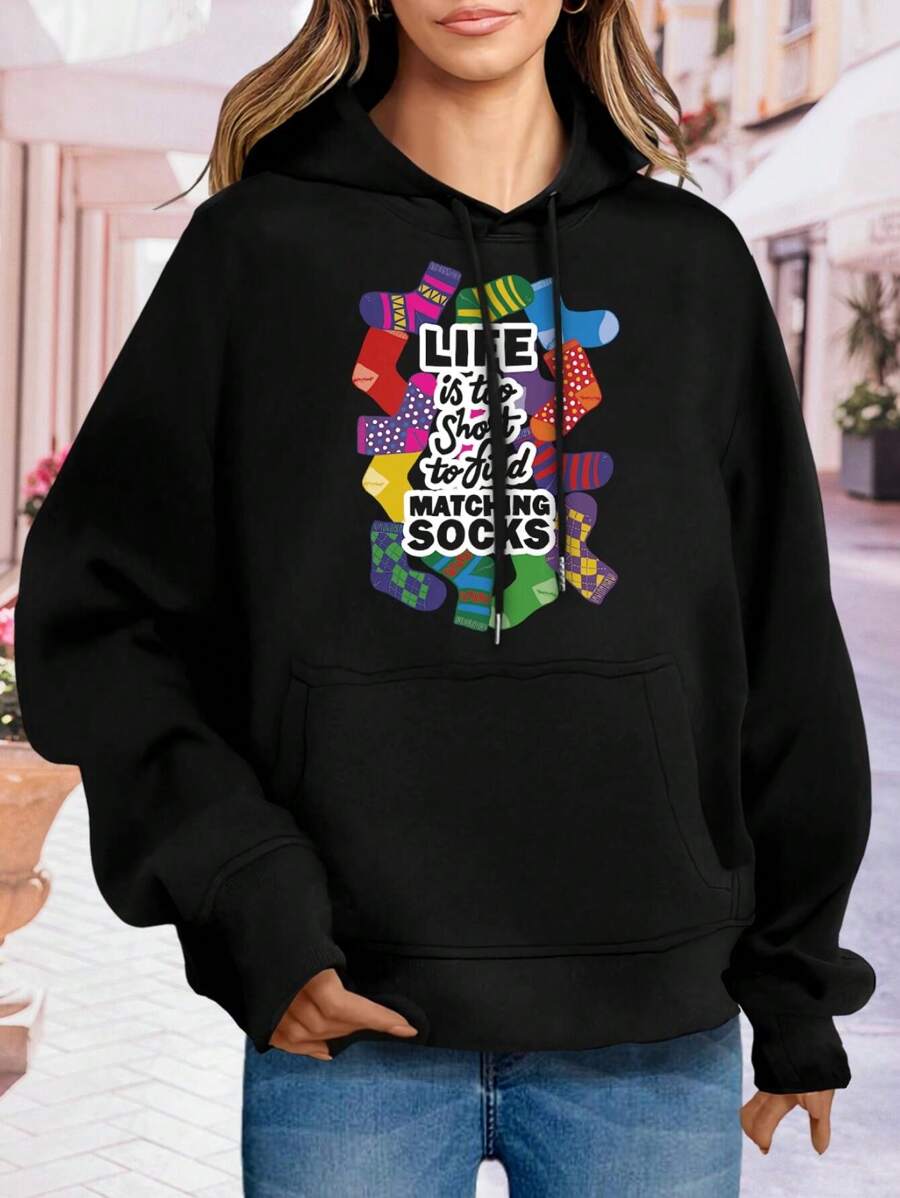 Odd Socks Big Size Women Hoodie A Dad Gift With Life Sayings Perfect For Standing Out Wellness (Ladies Jacket)
