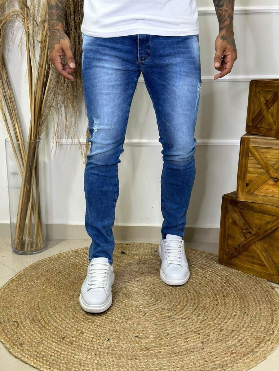 CALCA JEANS MASCULINA TRADICIONAL