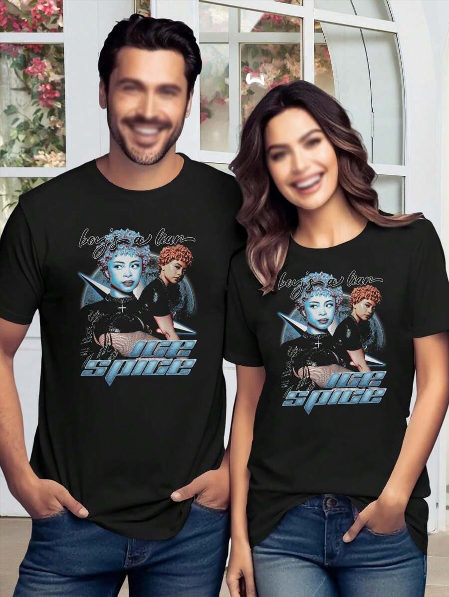 Valentine's Day Ice Spice Bootleg Vintage T-Shirt Hip Hop Rap Munch