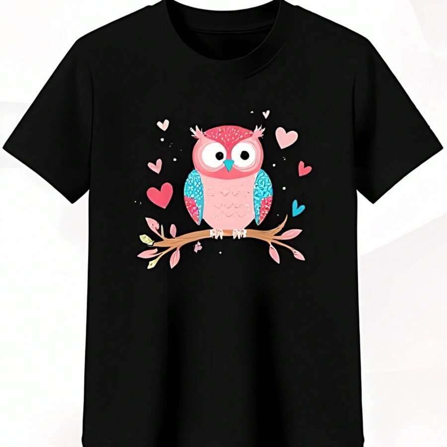 1 camiseta estampada con corona de leopardo y reina de cumpleaños, cuello redondo informal, pantalones cortos