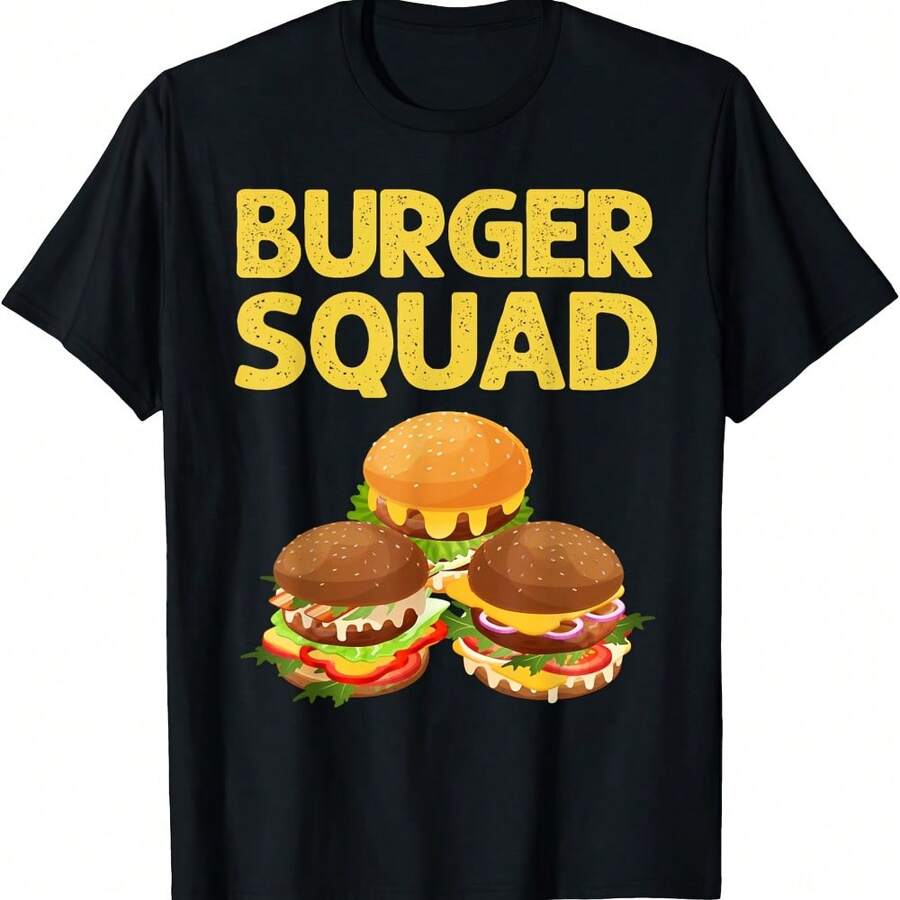 Cool Hamburger Art Men Women Cheeseburger Fast Food Burger T-Shirt