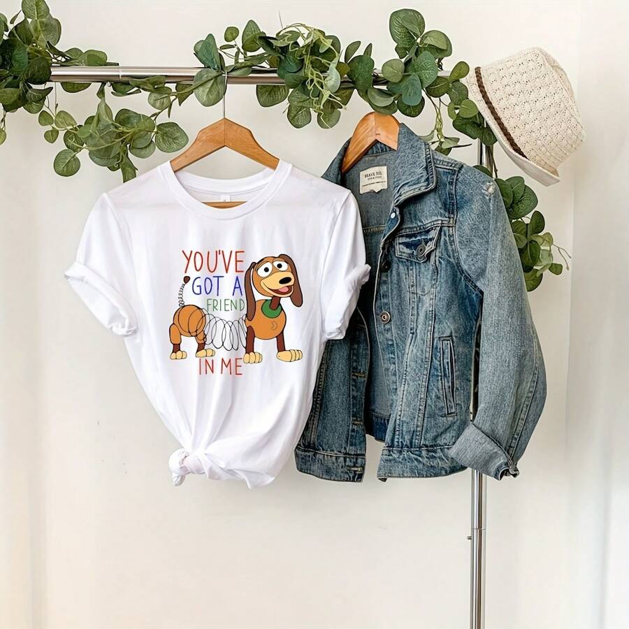 You've Got A Friend In Me Slinky Dog Shirt, Character Shirt, Shirt, Slinky Toy Shirt, Land Shirt, Slinky Shirt